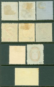 EDW1949SELL : MACAU Collection of 9 different Mint. Scott Catalog $114.00.