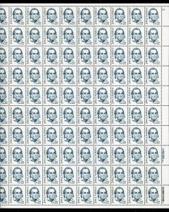 1863 John Audubon Sheet of 100 22¢ Stamps MNH Great Americans