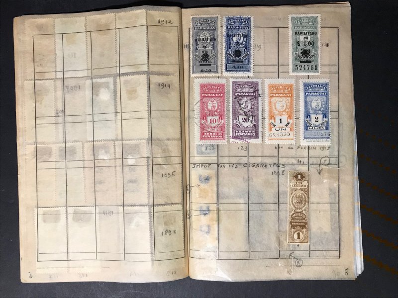 Central and South America Revenue Stamps Mint/Used 1891-1906 (242 Stamps)