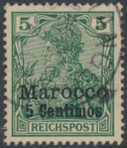 Morocco Agencies  German Post Offices  SC#  8   Used  see details & scans