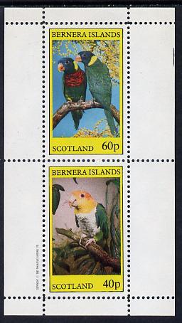 Bernera 1982 Parrots perf set of 2 values (40p & 60p)...