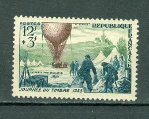 FRANCE 1956 BALLOONS-AIR #B293 MINT NO THINS