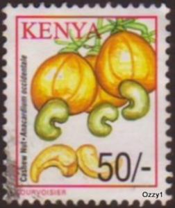 Kenya 2001 Sc#760, SG#779 50 Shillings Pumpkins USED.