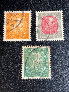 Iceland Scott 34-36 Used