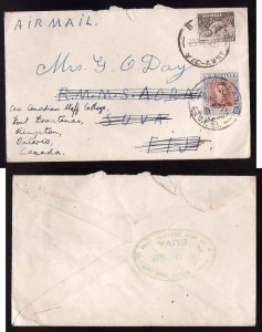 Australia/New Zealand cover #4320-9p platypus to Suva,Fiji-Ba?-30