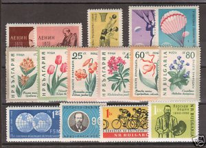 Bulgaria Sc 1101/1128 MNH. 1960 issues, 8 cplt sets