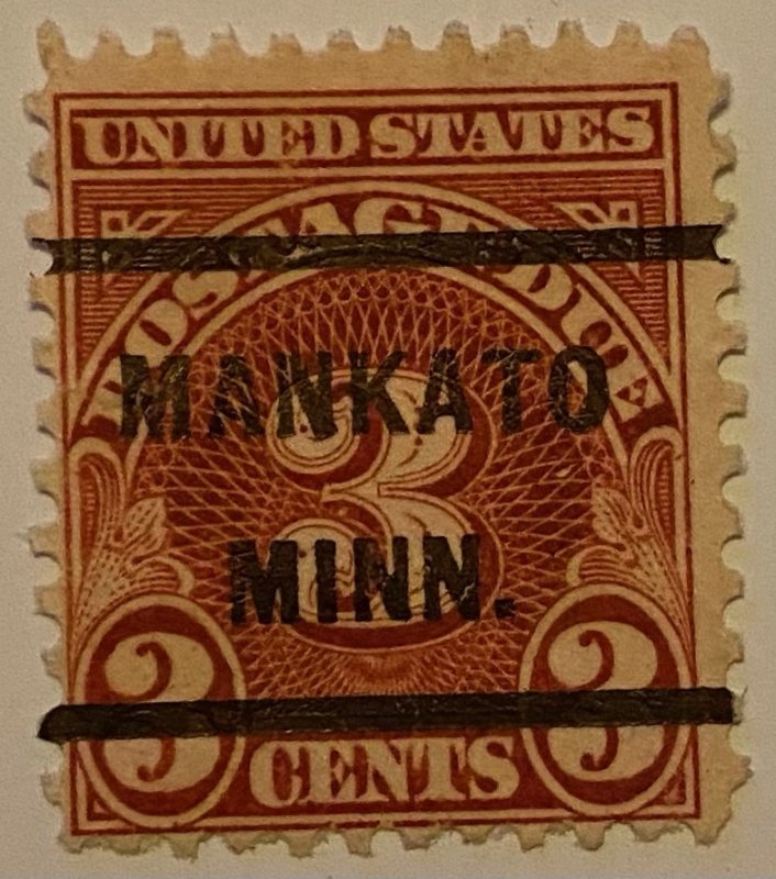 United States 1917-1931 Precancel Postage Due 121 Mint Stamps Lot