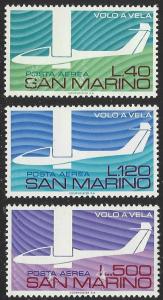 San Marino #C130-C132 MNH Full Set of 3 Airmail Stamps