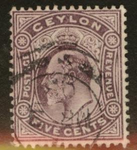 Ceylon Scott 181 Used  KEVII stamp wmk 3 1904