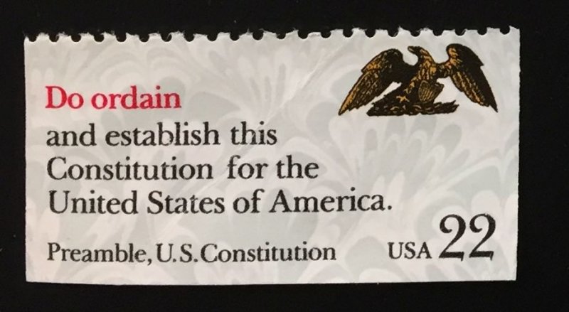 US #2359 Used XF - Do ordain and establish... Constitution for the USA