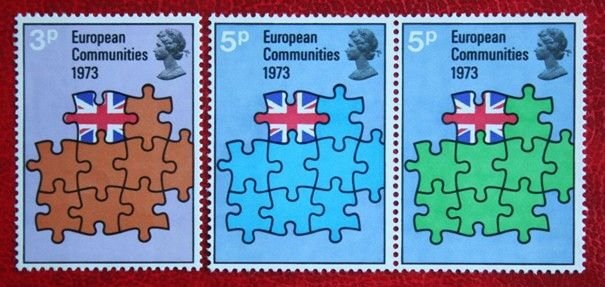 Great Britain GB 1973 Accession EEC MNH Scott # 685-687a SG 919-921