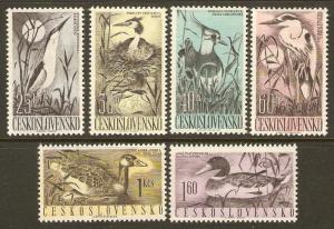 Czechoslovakia #1007-12 NH Birds