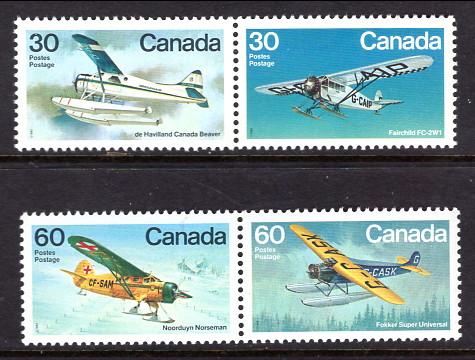 Canada 969-972 Airplanes MNH VF