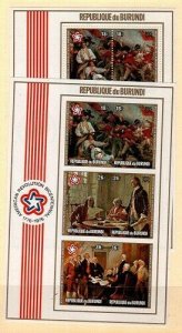 Burundi Scott C246c Mint NH perf and imperf [TE1382]