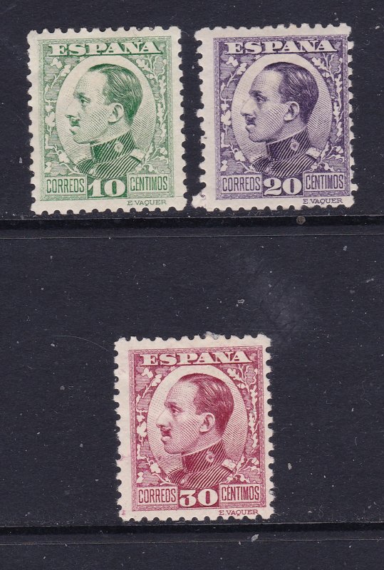 Spain x 3 MH From the 1930 Alfonso set