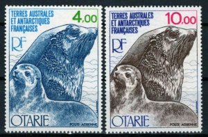 FSAT TAAF C47-C48 MNH Air Post Marine Life Animals Sea Lions ZAYIX 0324S0070