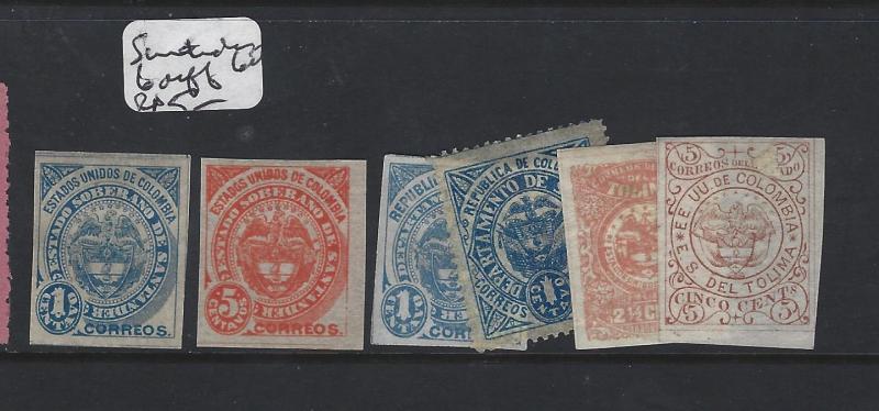 COLOMBIA SANTANDER   (PP2001B)  LOT OF  DIFF  