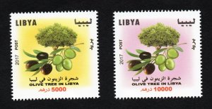 2017- Libya- Libye - Olive trees in Libya- Les oliviers en Libye - Set 2v.MNH**