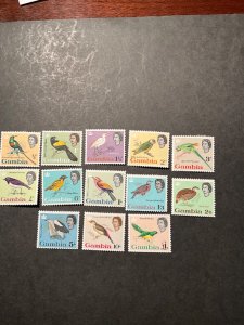 Stamps Gambia Scott# 175-87 never hinged