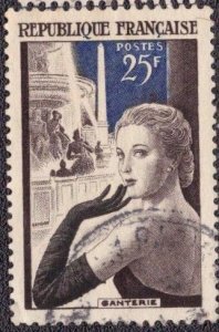France 764 1955 Used