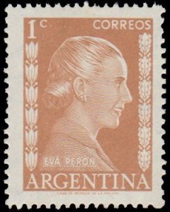 ARGENTINA 1952. SCOTT # 599. UNUSED. # 5