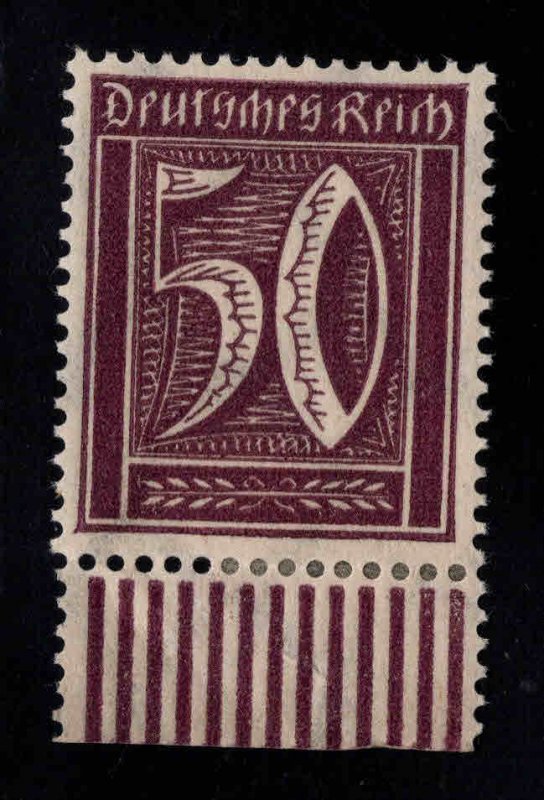 Germany Scott 167 MNH** stamp with wrinkled bottom selvage