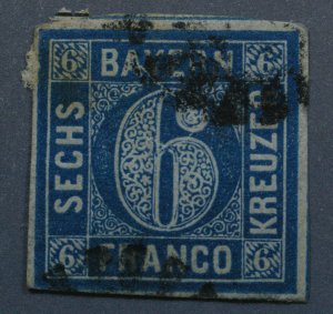 Bavaria #11 FN Used Numeral Cancel