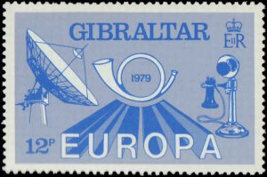 Gibraltar #382-384, Complete Set(3), 1979, Europa, Never Hinged