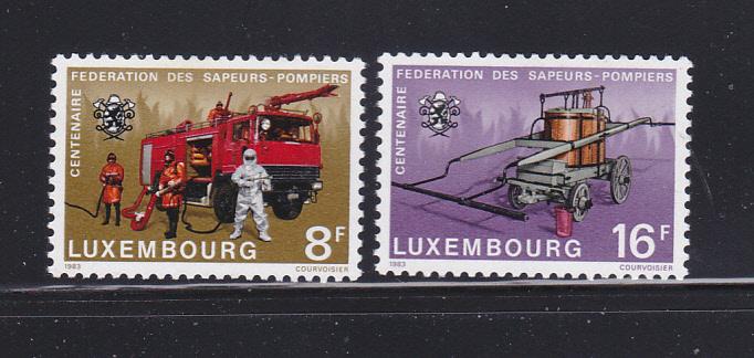 Luxembourg 687-688 Set MNH Fire Brigades