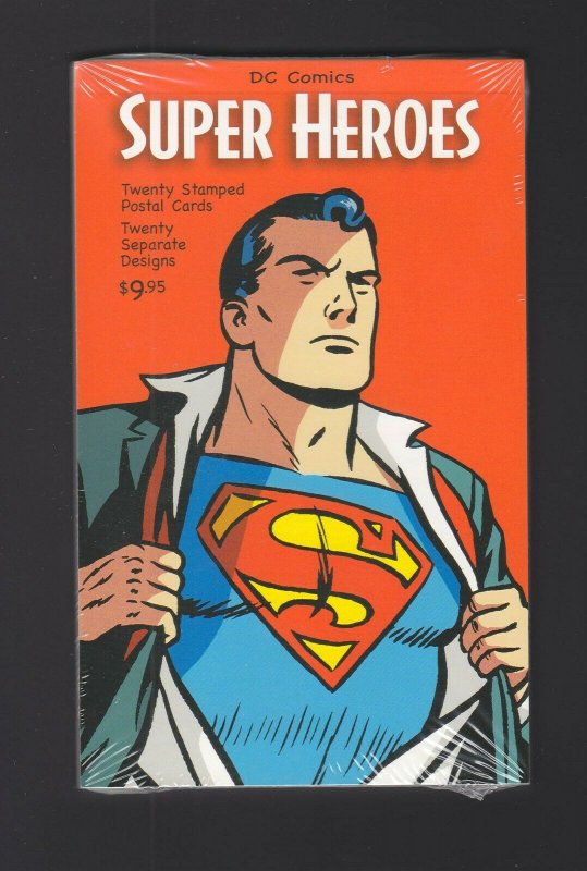 UX145-477 DC Comics SUPER HEROS Set of 20 Mint Postal Cards