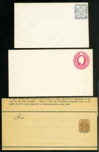 Transvaal Stamps M Lot Of 3 Early Mint Stationery