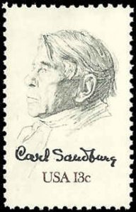 1731 13c Carl Sandburg, Mint NH OG  VF