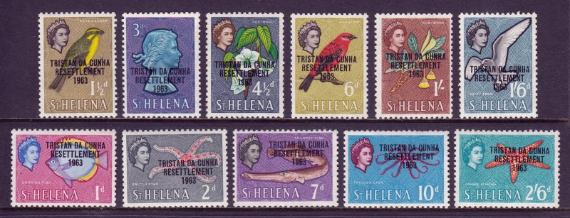 Tristan da Cunha - Scott #55//65 - Short set - MNH - See description - SCV $11