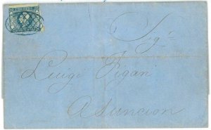 BK1803 - ARGENTINA - POSTAL HISTORY - Yvt # 13 on COVER to PARAGUAY