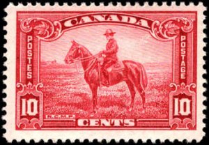 Canada #224, Incomplete Set, 1935, Hinged