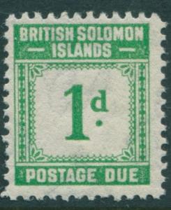 Solomon Islands Dues 1940 SGD1 1d emerald-green POSTAGE DUE MLH