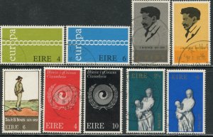 IRELAND Sc#305-313 1971 Year Complete with Five Sets Used