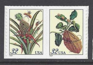 3126 27 Catalog # Merian Botanical Prints Horizontal pair  32 cent