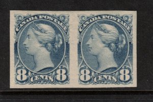 Canada #44d Extra Fine Mint Original Gum Lightly Hinged Imperf Pair **W\ Cert.**