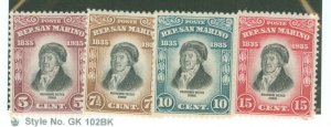 San Marino #169-172  Single