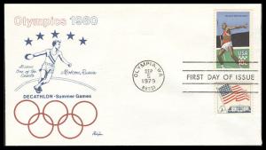 #1790 Summer Olympics Bazaar FDC
