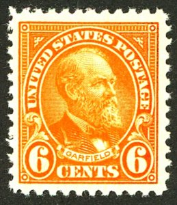 U.S. #558 MINT SINGLE WITH PF CERT(COPY) OG NH