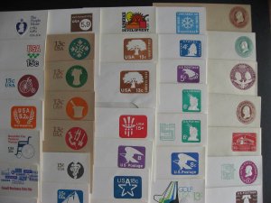 USA stationery 56 different envelopes mint 1800s - 1970s era check them out!