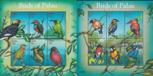 US 639-40 Trust Territories Palau NH VF Birds M/S