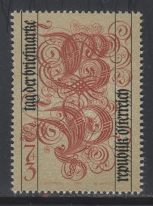 Austria, 7s+3s Stamp Day (SC# B357) MNH