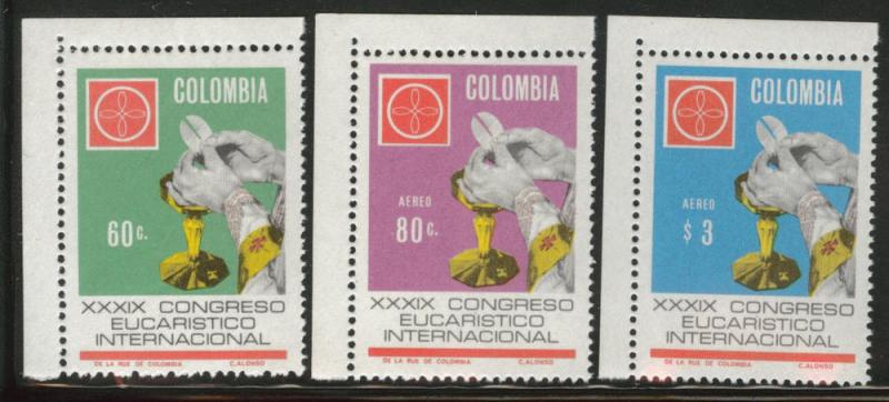 Colombia  Scott 776, C500-501 MNH** 1968 stamp set