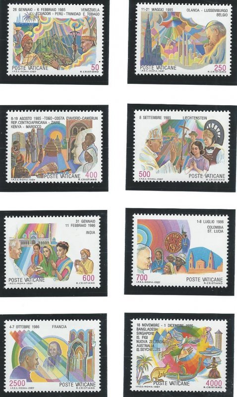 Vatican City Collection, Over 725 MNH stamps, CV over $450**-