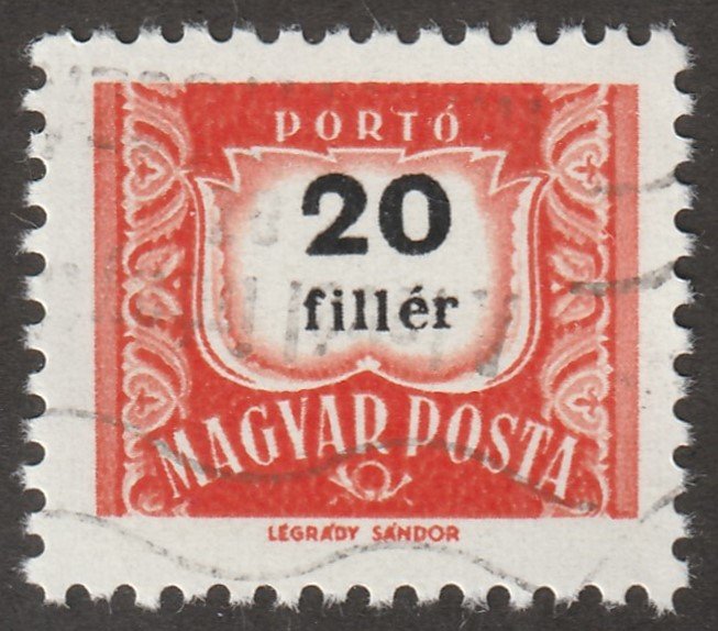 Hungry, Scott#J253, Magyar Posta, Hungry used, Hr,  #J253