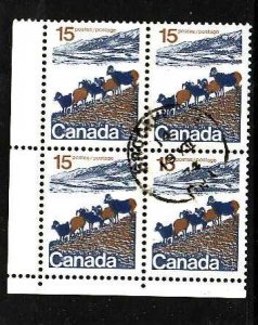 Canada-Sc#595- id11-used 15c Mountain sheep, type 1 -1972-