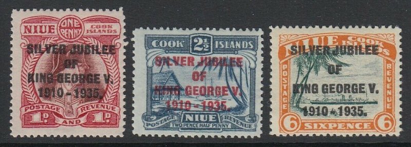 Niue, Scott 98-100 (SG 113-115), MNH